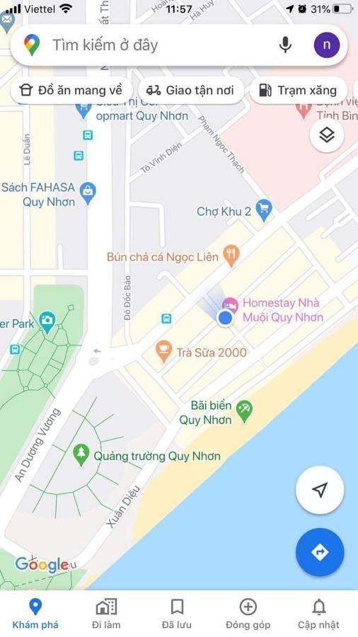 Homestay Nha Muoi Куинён Экстерьер фото